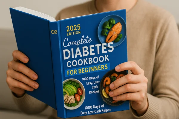 Complete diabetic cookbooks for type 2 diabetes: 2025 Beginners Edition – 1000 Days of Low-Carb Recipes & 4-Week Meal Plan for Type 2 Diabetes
